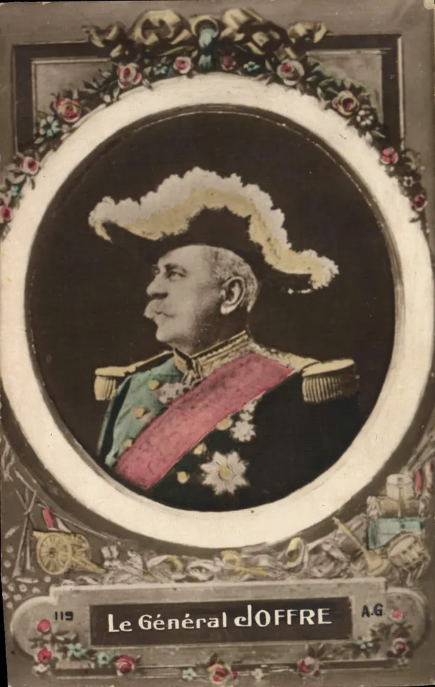 O Geral Joffre — retrato militar — A.G. n°119 - Frente