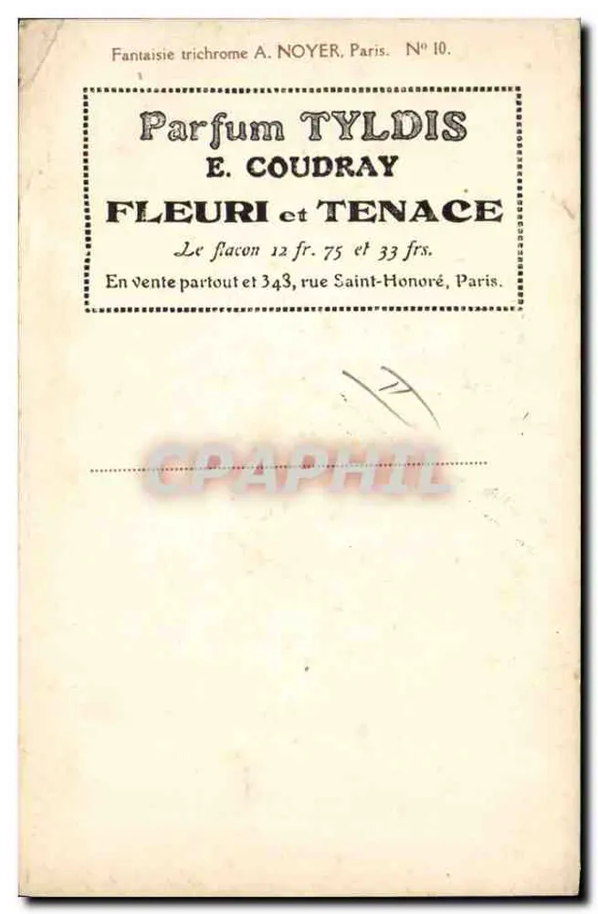Soldat allemand — portrait en uniforme avec décorations — dessin de Jean Tirroît 1915 - Verso