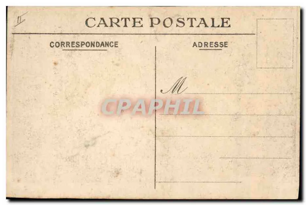 Die Messe am Front — Szene einer militärischen Zeremonie — Verlag C. Michel, Nr. 102, Paris - Rückseite