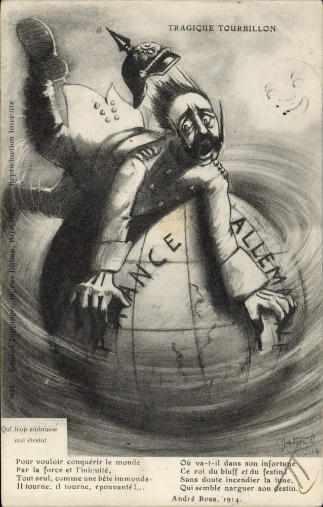 Alemanha — caricatura anti-alemanha — Edição Duban, n°14 - Frente