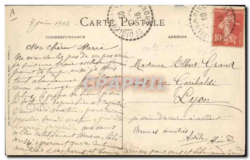 Soldaten und Geister — Les Écritureaux de Circonstance — H. Aurrens, 8. Serie N°1 - Rückseite