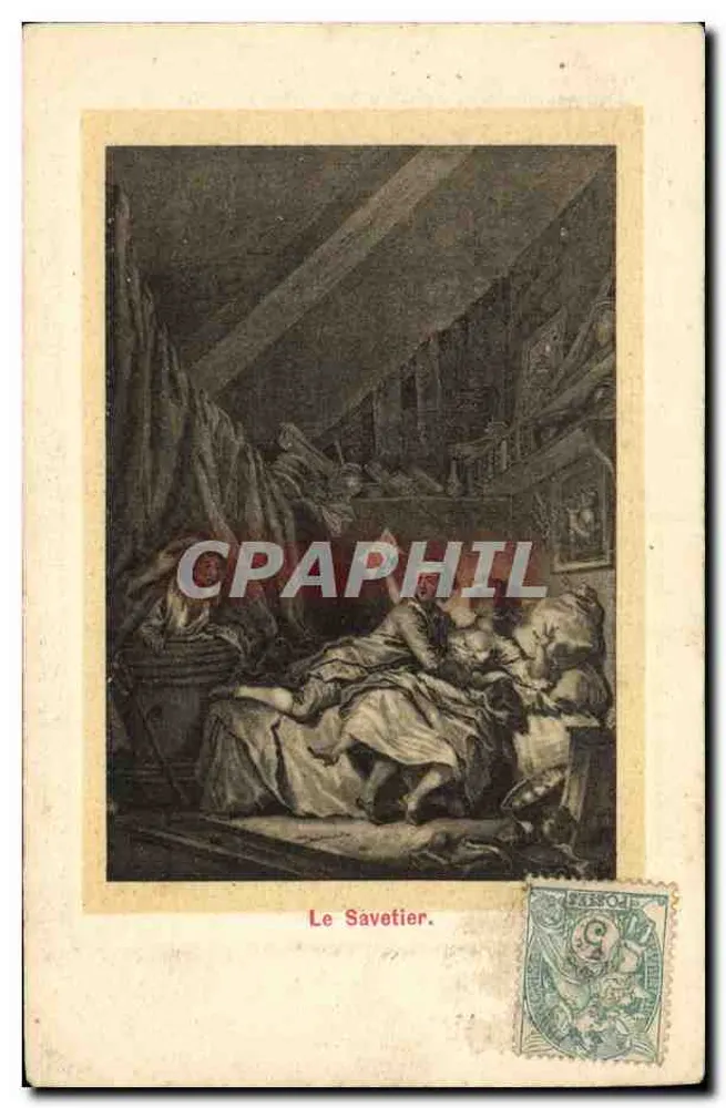 Czapka — scena życia — wydawca PL. n° 4 - Awers
