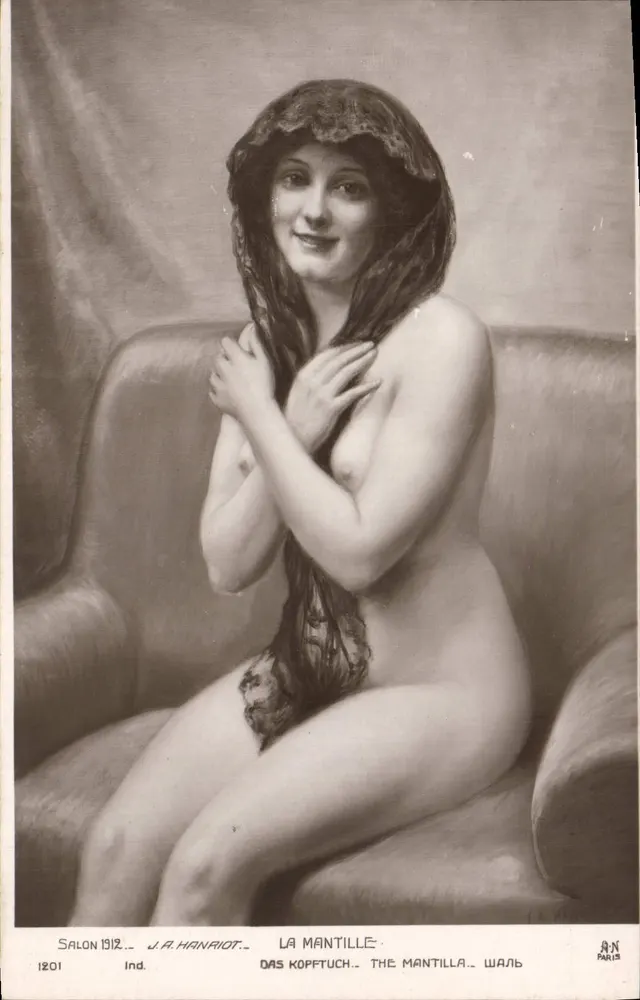 La Mantille — J.A. Hanriot — Salão 1912 — n°1201 - Frente