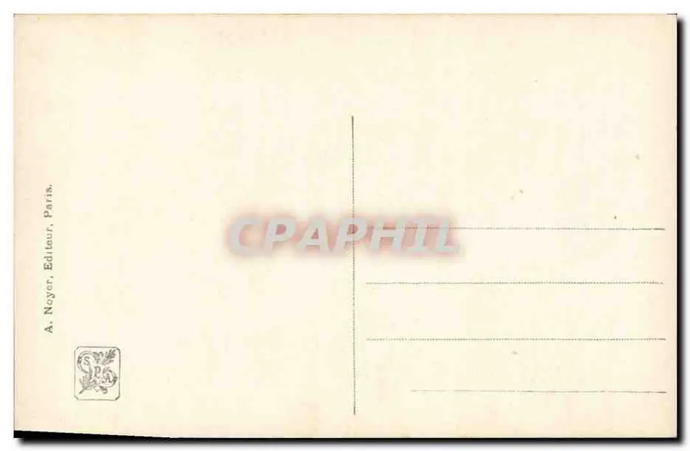 La Mantille — J.A. Hanriot — Salão 1912 — n°1201 - Verso