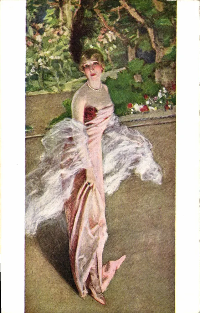 Miss Simone Frevalles — Am Theater — A. Humbert, Nr. 1651 - Vorderseite