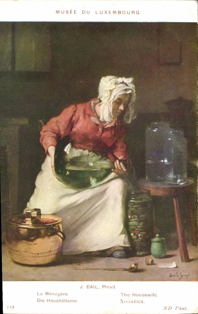 A Ménagère — J. Bail, Pinxit — Museu do Luxembourg, n°119 - Frente