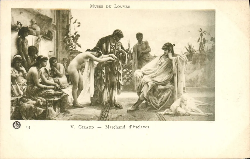 Louvre-Museum — V. Giraud — Sklavenhändler — Nr. 13 - Vorderseite