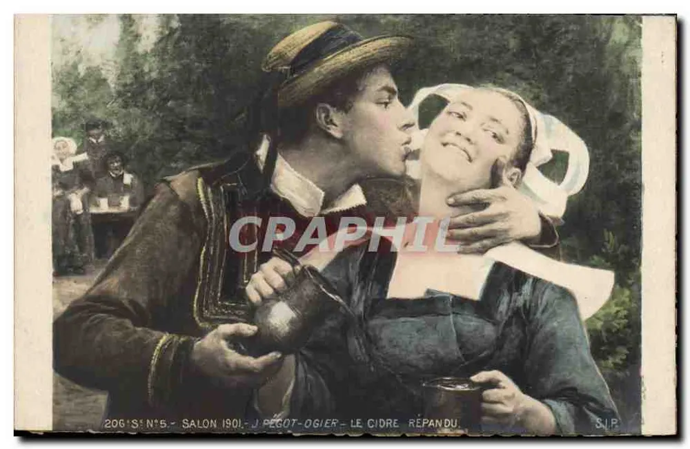 O cidre espalhado — J. Pecot-Ogier, Salão 1901 — S.I.P. N°206 - Frente