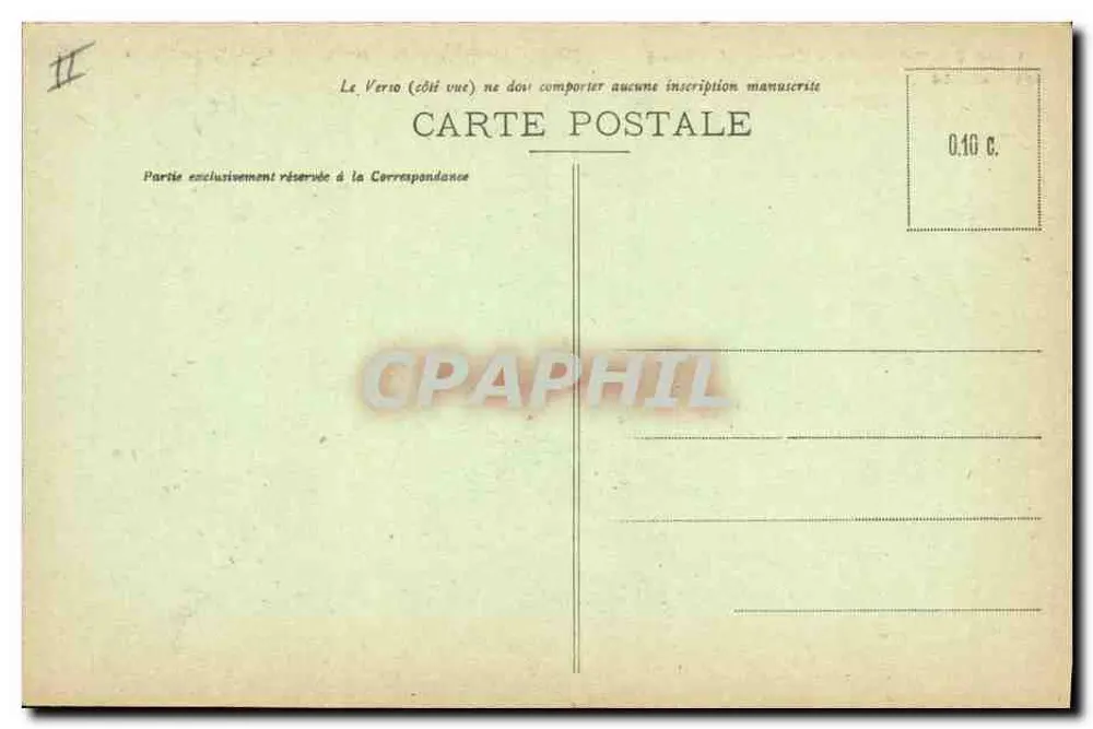 Mont-Saint-Michel — Vista Leste — Edição Guérin, St-Male (1907) - Verso