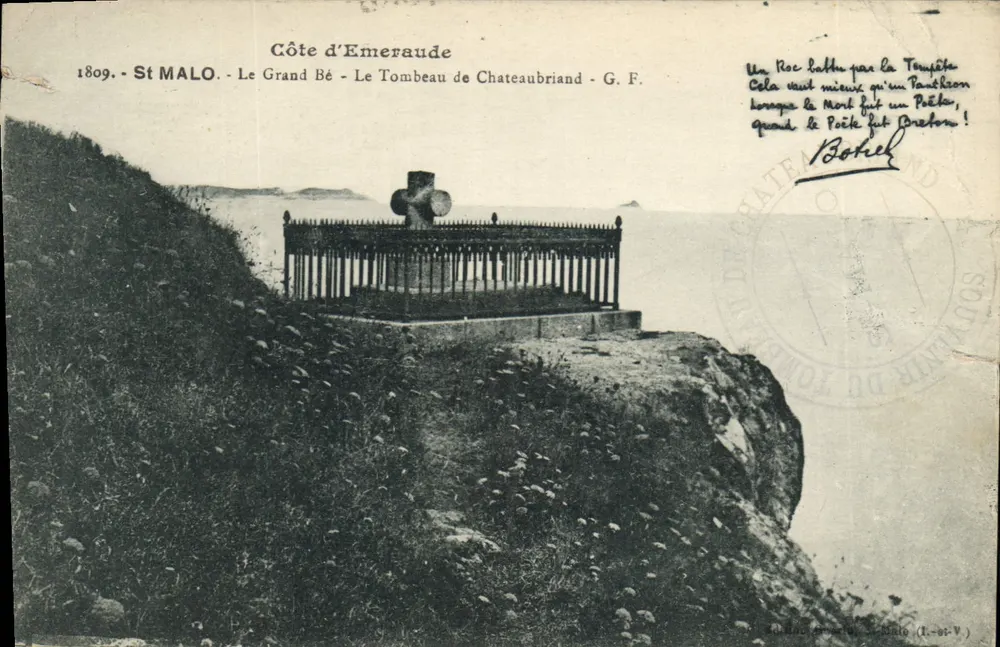 St MALO - Côte d'Emeraude - Le Grand Bé - Le Tombeau de Chateaubriand - G. F. - Vorderseite