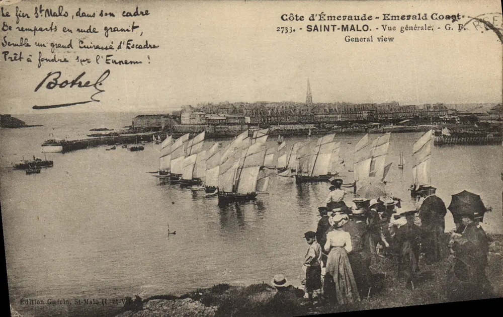 Saint-Malo — Vista geral — Edição Guérin, St-Malo (F-Il-V.R.) - Frente