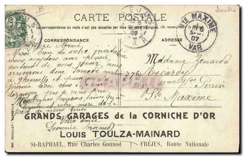 Os Esportes VIII — Os Brinquedos — MoulloT, Marselha - Verso