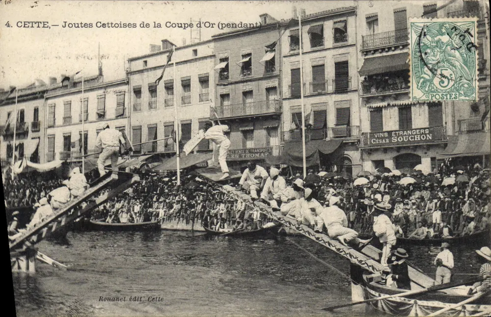 CETTE — Cettoise Jousts of the Golden Cup (in progress) — Rouanel edit. Cetie - Vorderseite