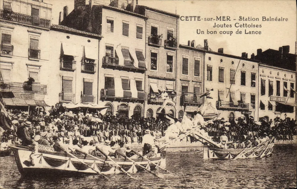 CETTE-sur-MER - Badeort - Cettoise Bootrennen - Ein guter Wurf - Vorderseite