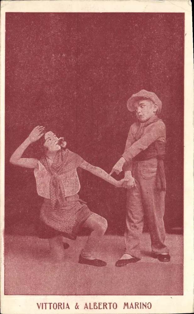 Vittoria & Alberto Marino — scène de théâtre — éditeur Vittoria & Alberto Marino - Recto