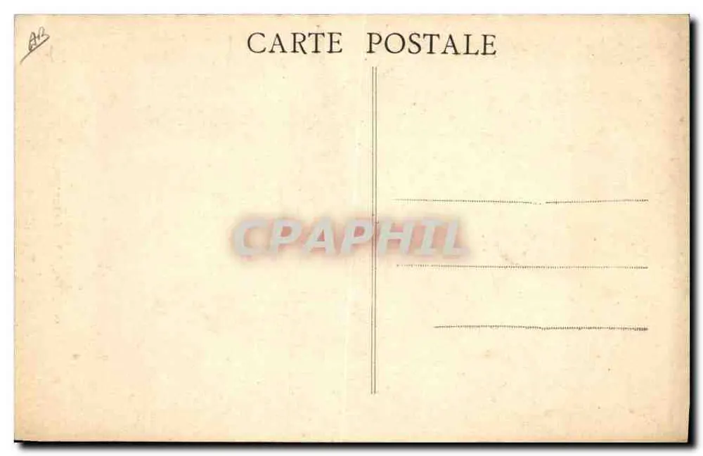 Les Delorme — comediantes — carta postal - Verso