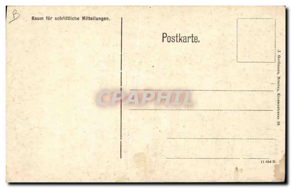 Annnita Simson — die weibliche Ringkämpferin und Gladiatorkraft — J. Goldmann, Breslau - Rückseite