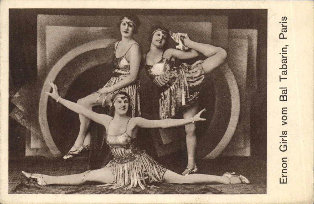 Meninas de Ernon — Dançarinas no Bal Tabarin, Paris — Ernon - Frente