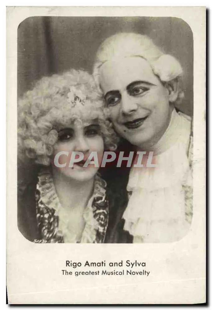 Rigo Amati und Sylva — Die größte musikalische Neuerung — Anstalt, Gelsenkirchen, K.K. Klosterburg - Vorderseite