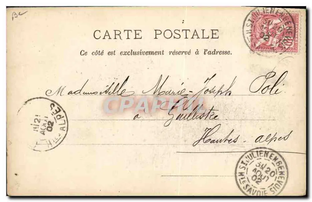 Grupos de elefantes de Barnum & Bailey en fila india — Imp. Courmont frères, París, N° 1 - Reverso