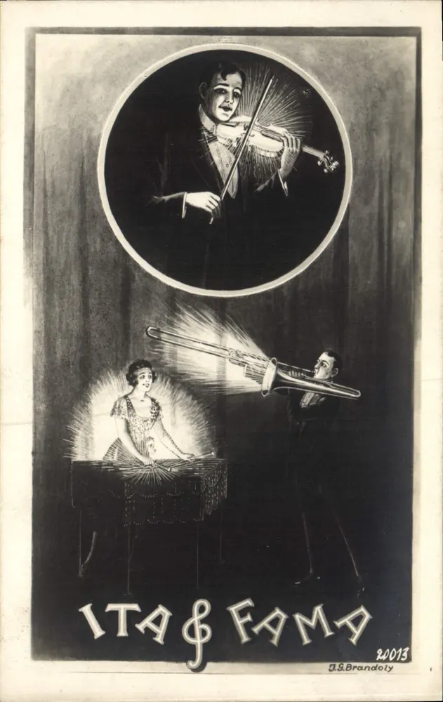 Ita & Fama — espetáculo musical — J.S. Brandoly n°20013 - Frente