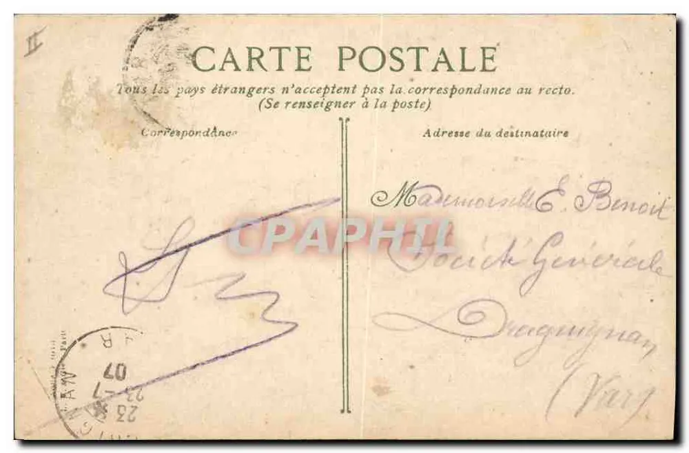 Saint-Raphaël - Pavilhão da Música — editor não identificado, número de série não visível - Verso