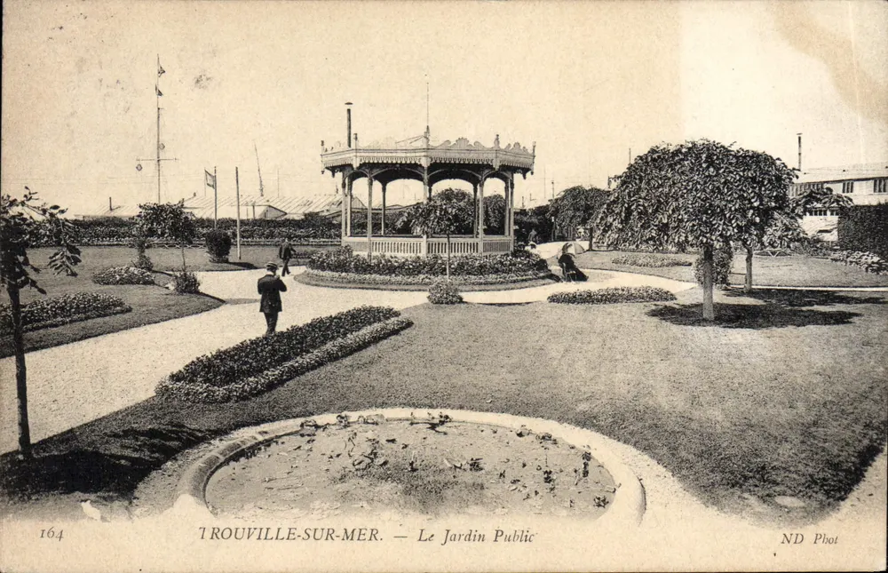 Trouville-sur-Mer — Der Öffentliche Garten — ND Phot, Nr. 164 - Vorderseite
