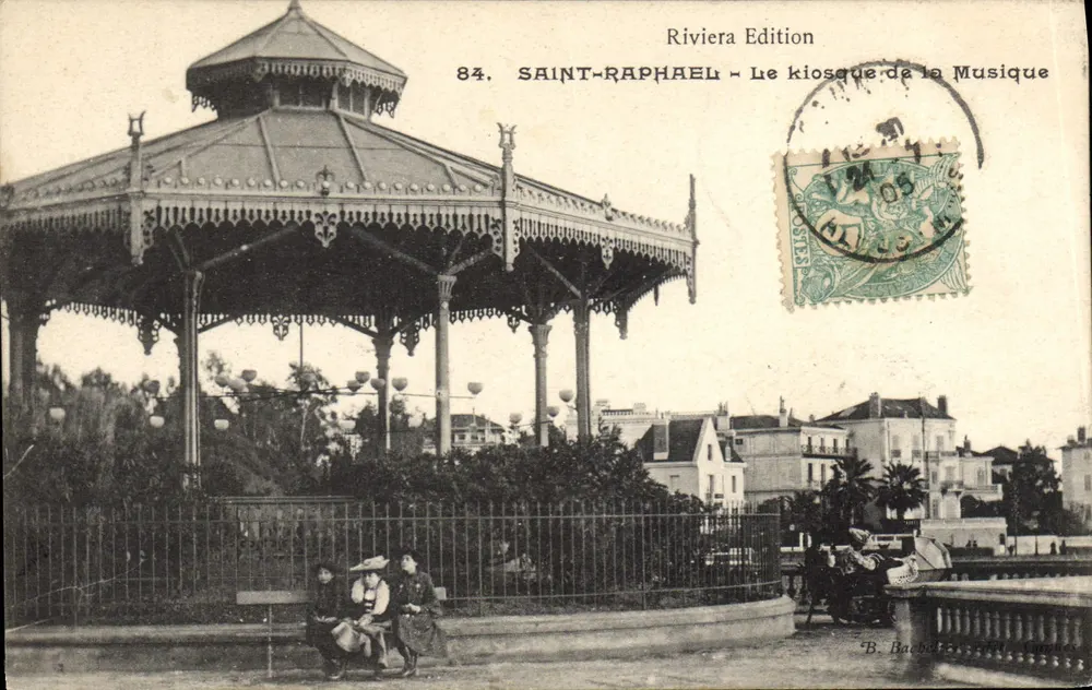 Saint-Raphaël — O kiosque da Música — Riviera Edition, n°84 - Frente