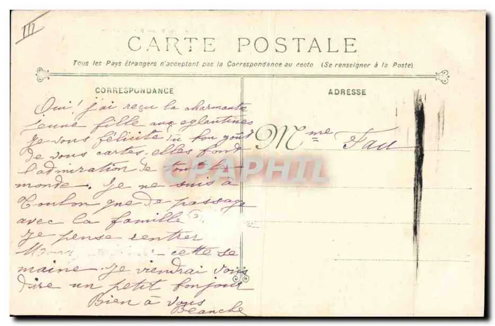 Toulon - Place d'Armes — militärischer Konzert — Phototypie Marlius Bar — n°196 - Rückseite
