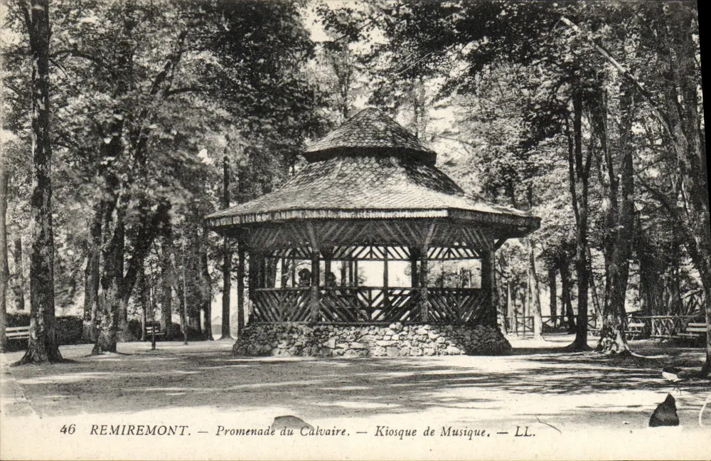 Remiremont — Promenade des Calvaires — Musikbühne — LL. — N° 46 - Vorderseite