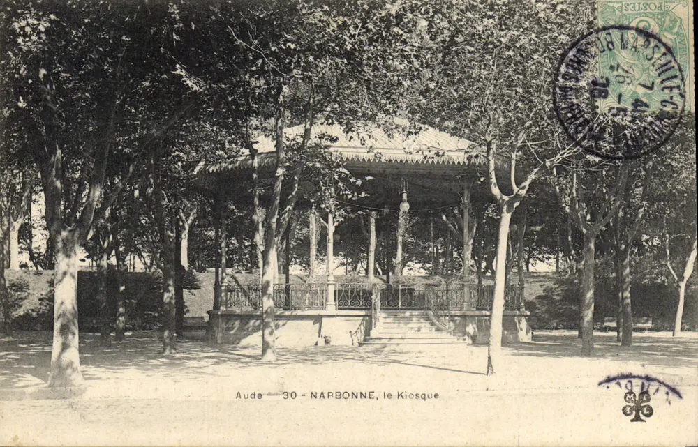 NARBONNE, o Kiosque — Aude — 30 — editor indeterminado - Frente