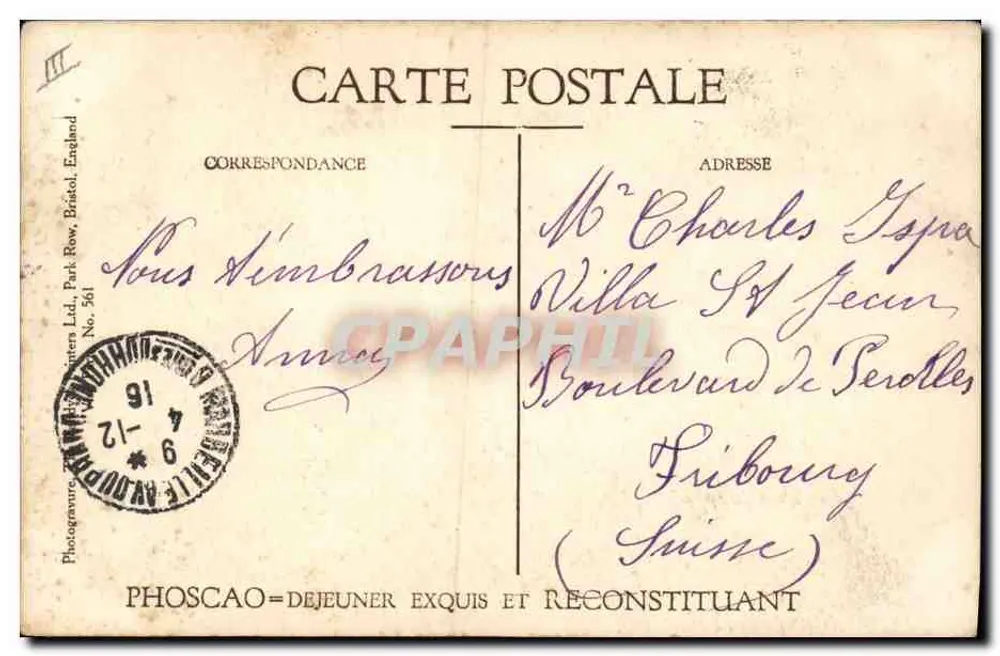 General Joffre — Die Sieger der Marne — Verleger nicht sichtbar - Rückseite