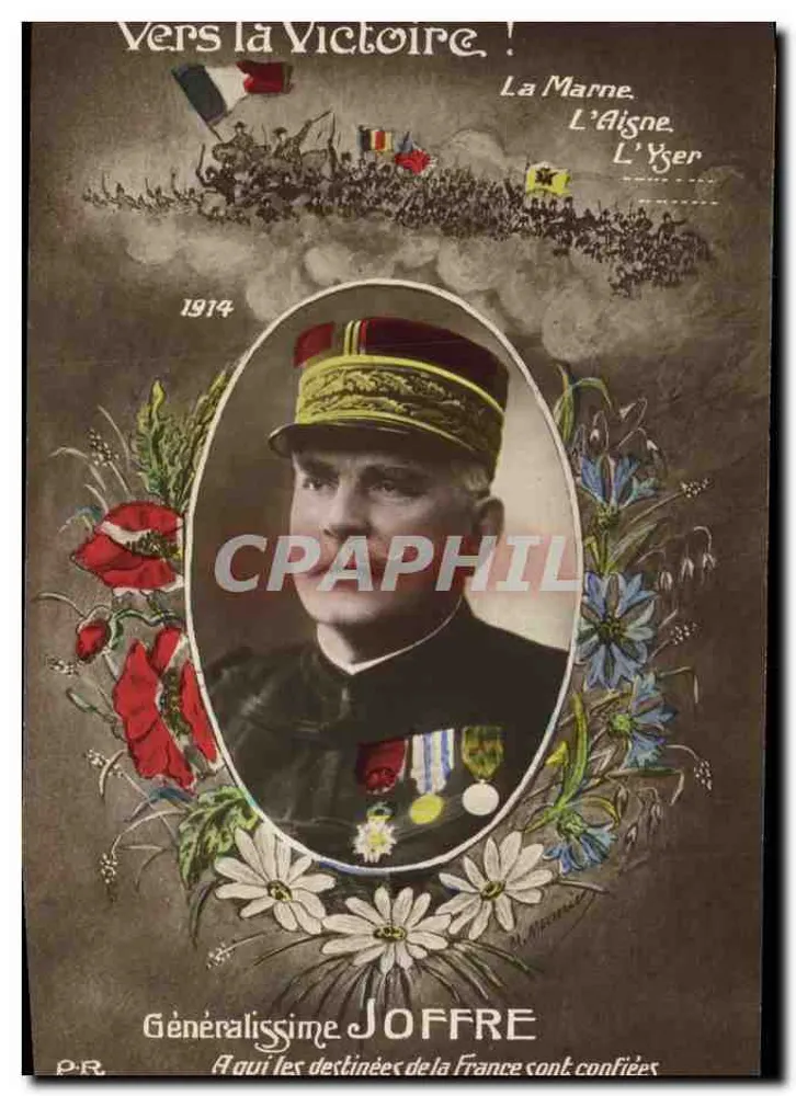 Generalissime Joffre — Auf zum Sieg! — 1914 - Vorderseite