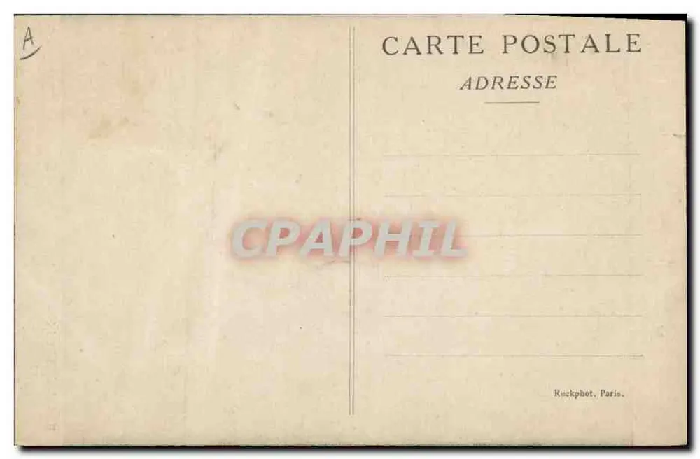 Nosso Joffre, por H. Jacquier — reprodução do Museu do Luxembourg — edição Bec Visseaux - Verso