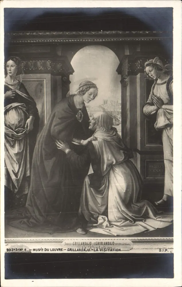 Musée du Louvre — Grillandajo — La Visitation - Recto