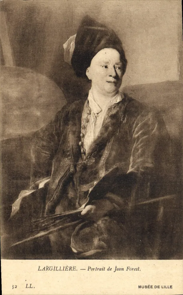 Retrato de Jean Forest — Largillière — Museu de Lille - Frente