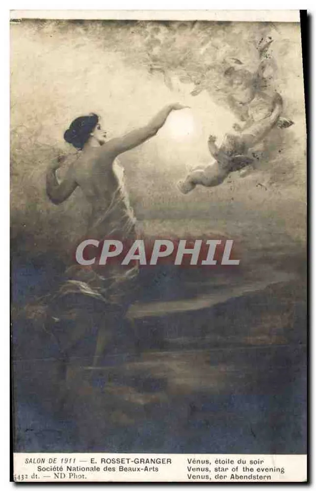 Venus, Stern des Abends — Salon von 1911 — E. Rosset-Granger — Nationale Gesellschaft der Künste - Vorderseite