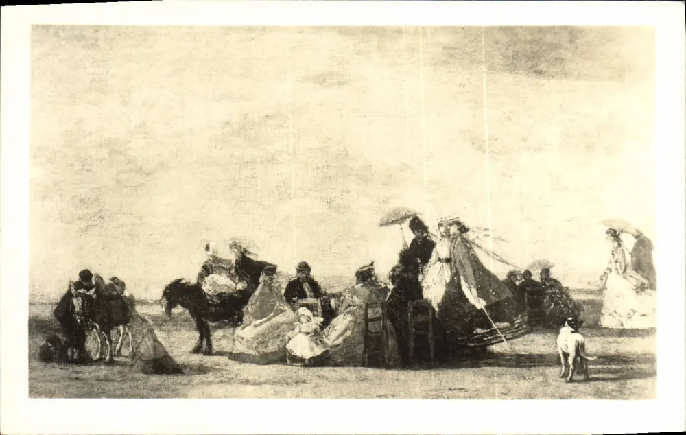 À beira do mar — Eugène Boudin — The Cleveland Museum of Art - Frente