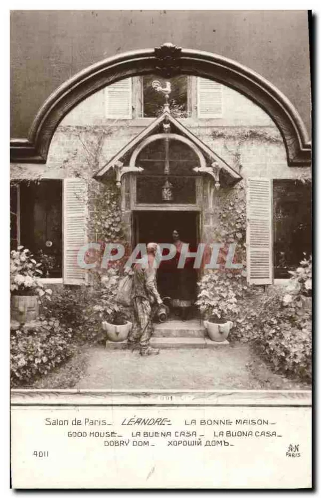 Entrada de uma casa — Sala de Paris — Léandre, n° 4011 - Frente