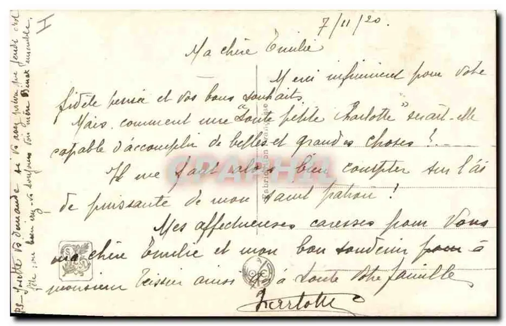 Entrada de uma casa — Sala de Paris — Léandre, n° 4011 - Verso