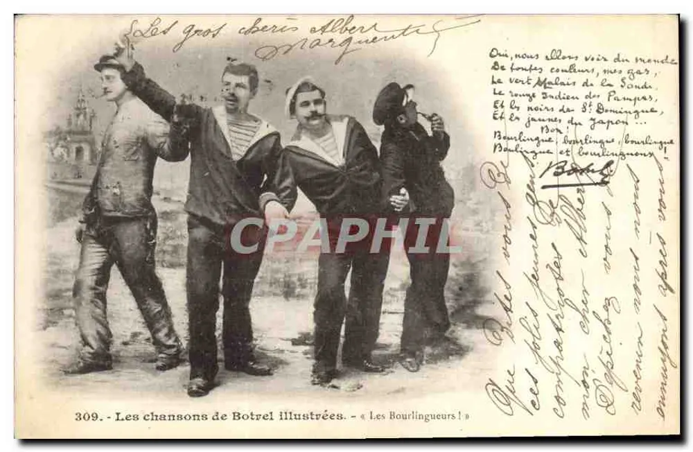 Les Boultingueurs — Piosenki Botrela z ilustracjami — n°309 - Awers
