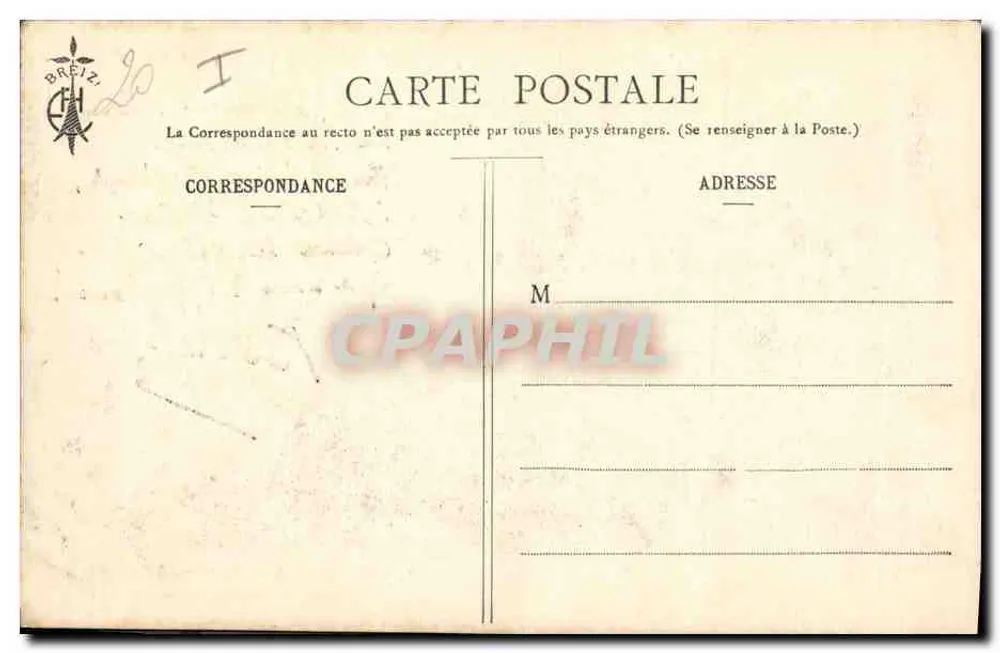 Calvário dos Bretões em Lourdes — Bretanha (Coleção E.H.) — Hernot filho, escultor em Lannion - Verso