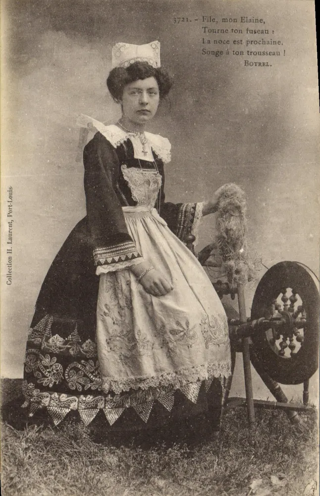 Menina, minha Elaine — Gira tua roca! — Coleção II. Laurent, Port-Louis - Frente