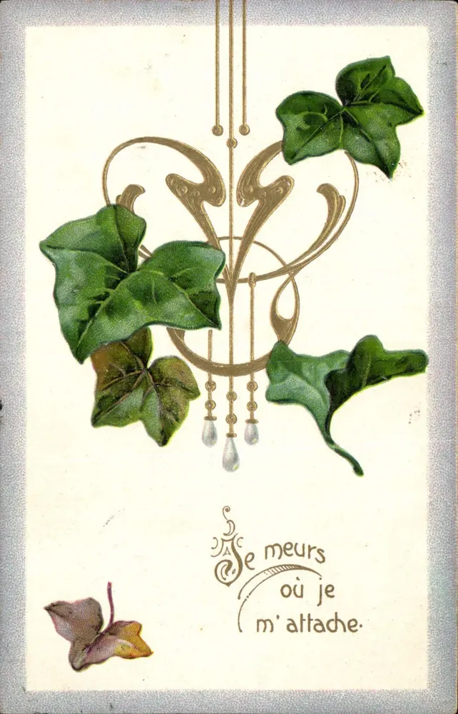 Ivraie — Decoração vegetal — Editor PF, série 5689 - Frente
