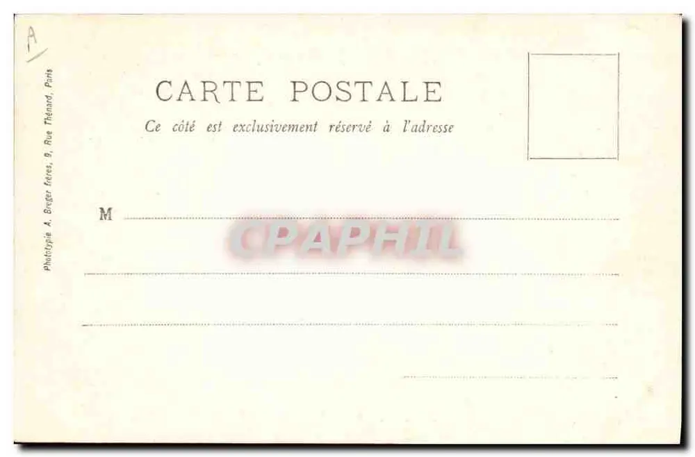 Dois homens jogando no Écarté — O Écarté. — Fototipia A. Breguet Frères, Paris - Verso