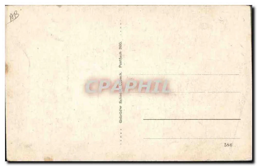Mia Marx — Retrato em traje de palco — Gravura da série 586 - Verso
