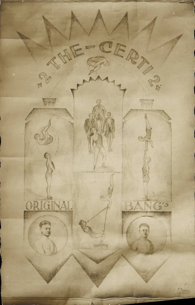 Círculo de circo Bang's Original — Carl Bang, Weltmeister — Saarbrücken - Frente