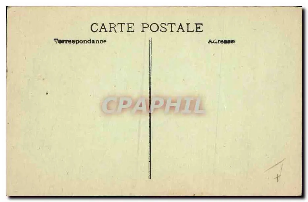 Francis Sinéd, Komödiantin — Portrait-Postkarte - Rückseite
