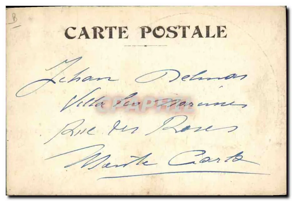 Jehan — Genre-Sänger der Concerts de Paris — Verlag nicht sichtbar - Rückseite