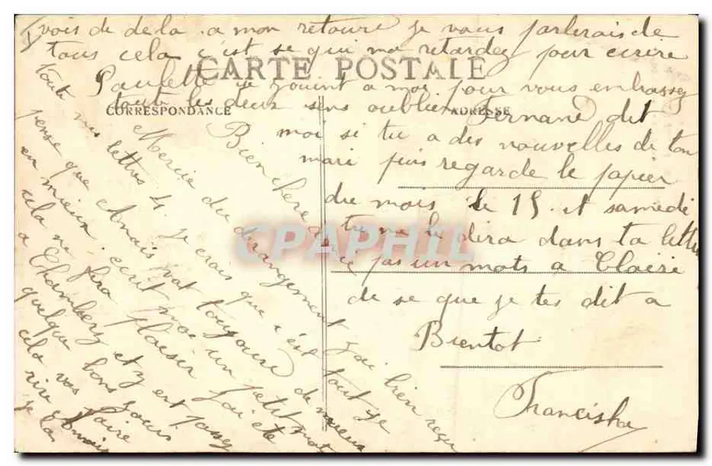 Place Marengo — Saint-Étienne — J. Merlot, n°316 - Verso